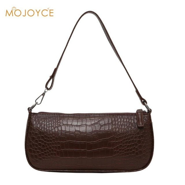 Dropshipping Retro Alligator Pattern Women Messenger Flap Handbags 2019 New PU Leather Street Casual Solid Zipper Shoulder Bags