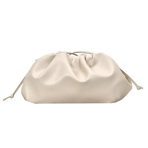 Cloud-wrapped Soft Leather Madame Small Bag Single Shoulder Slant Dumpling Bag Handbag Day Clutches bags