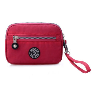 Fashion Women's Purses Casual Nylon Zipper Female Carteira Ladies Wallet Female handbag Wristlet  Money Bag Clutches Coin Pocket